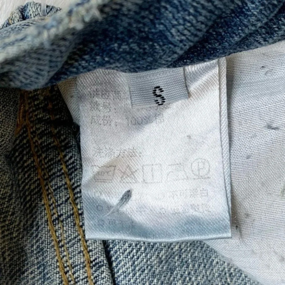 Urban Outfitters BDG Jean Shorts Jorts Distressed High Waist Cut off Denim Small - Picture 12 of 16